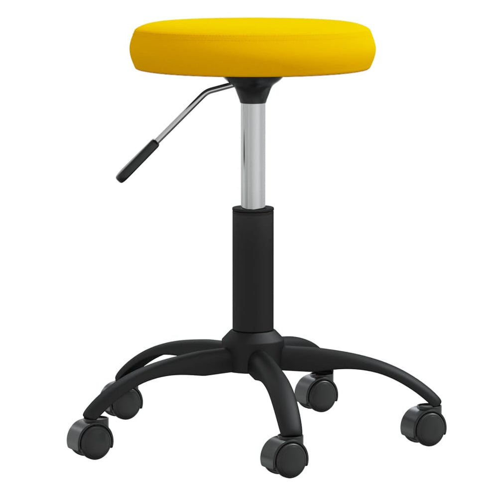 vidaXL Dining Chair Mustard Yellow Velvet