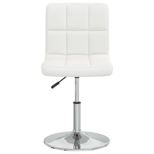 vidaXL Dining Chairs 6 pcs White Artificial Leather