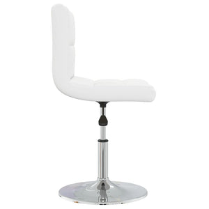 vidaXL Dining Chairs 6 pcs White Artificial Leather