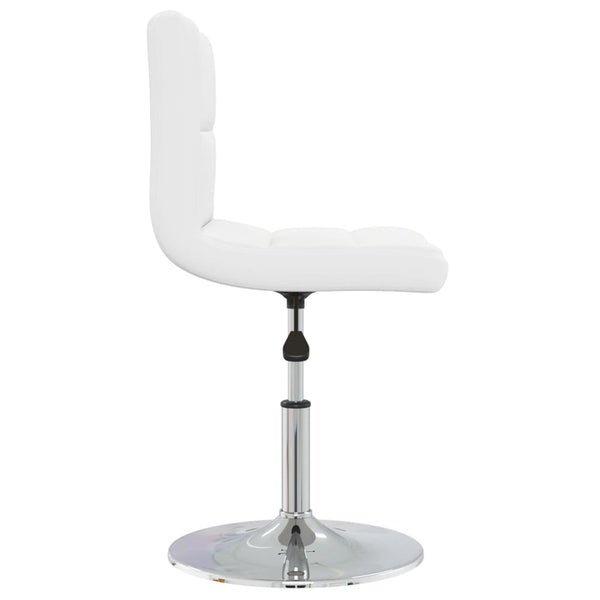 vidaXL Dining Chairs 6 pcs White Artificial Leather