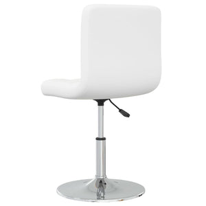 vidaXL Dining Chairs 6 pcs White Artificial Leather