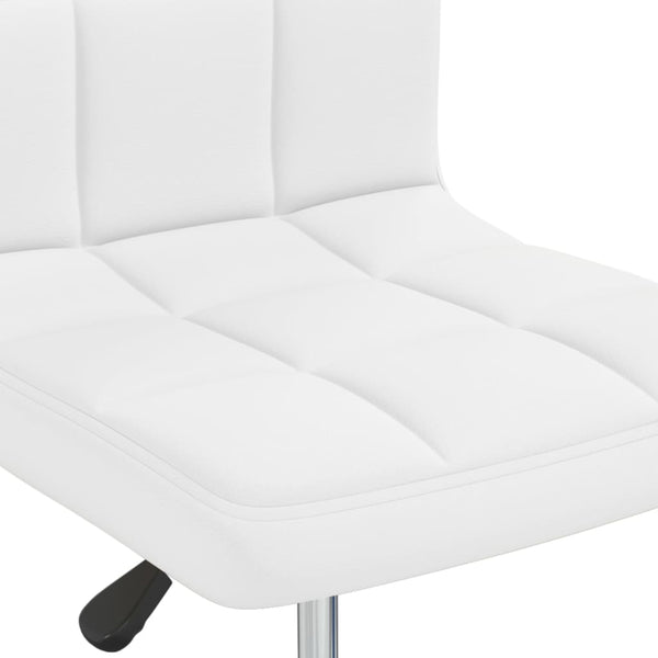 vidaXL Dining Chairs 6 pcs White Artificial Leather