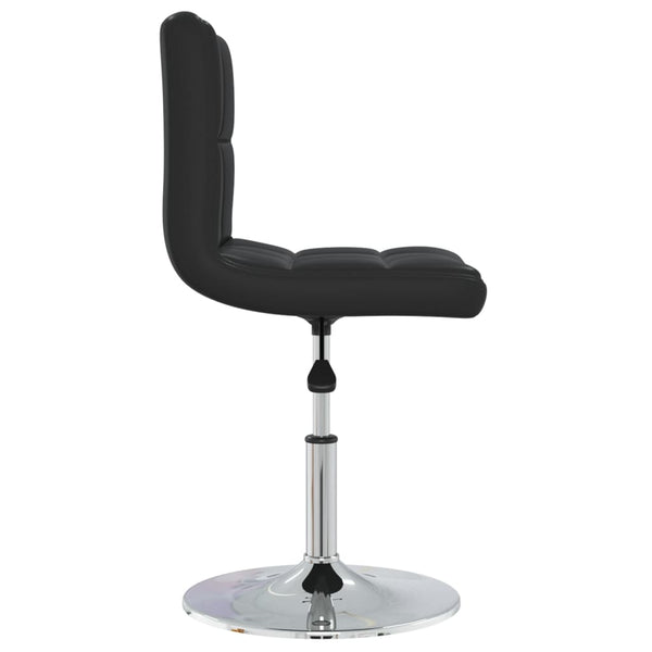 vidaXL Dining Chairs 6 pcs Black Faux Leather
