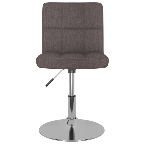 vidaXL Dining Chairs 6 pcs Swivel Taupe Fabric