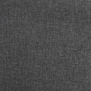 vidaXL Swivel Dining Chair Dark Grey Fabric