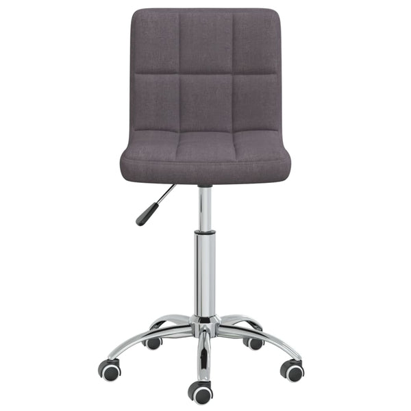 vidaXL Swivel Dining Chair Taupe Fabric
