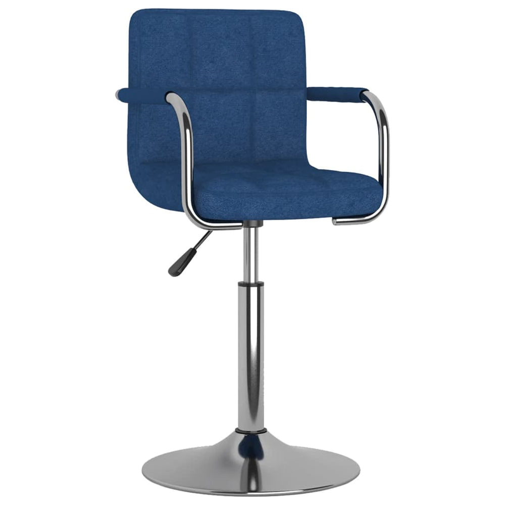 vidaXL Dining Chair Blue Fabric