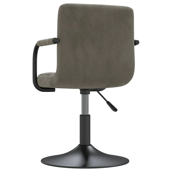 vidaXL Dining Chair Light Grey Velvet