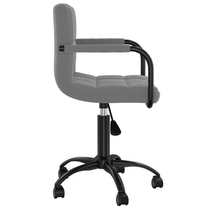 vidaXL Dining Chairs 6 pcs Swivel Dark Grey Velvet