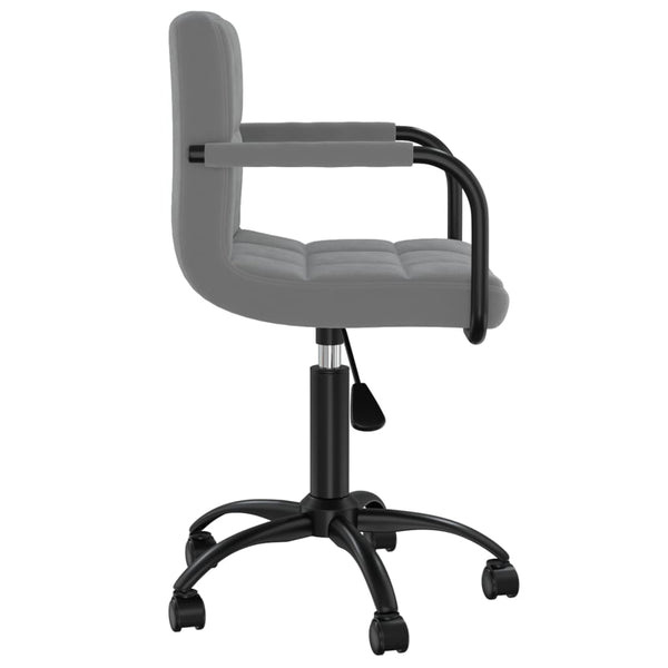 vidaXL Dining Chairs 6 pcs Swivel Dark Grey Velvet