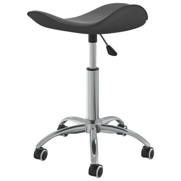 vidaXL Dining Chair Swivel Grey Faux Leather