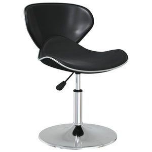 vidaXL Dining Chairs 4 pcs Black Faux Leather