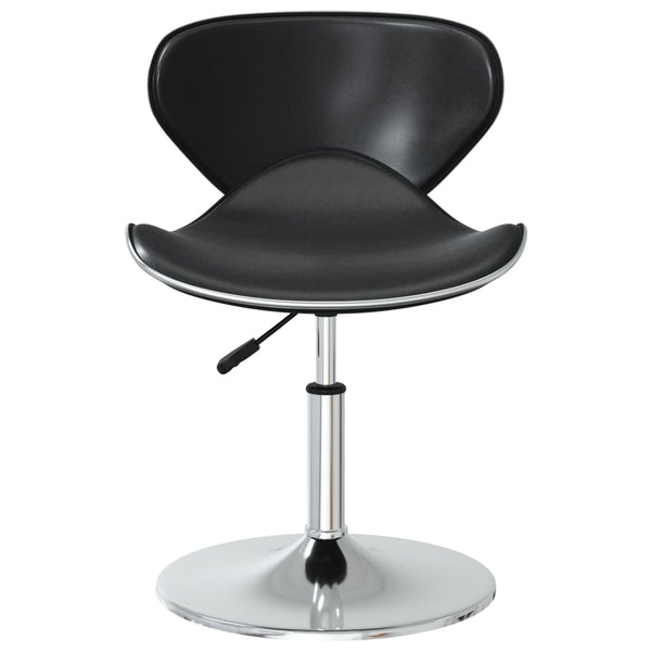 vidaXL Dining Chairs 4 pcs Black Faux Leather