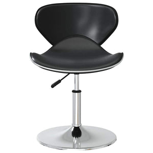 vidaXL Dining Chairs 6 pcs Black Faux Leather