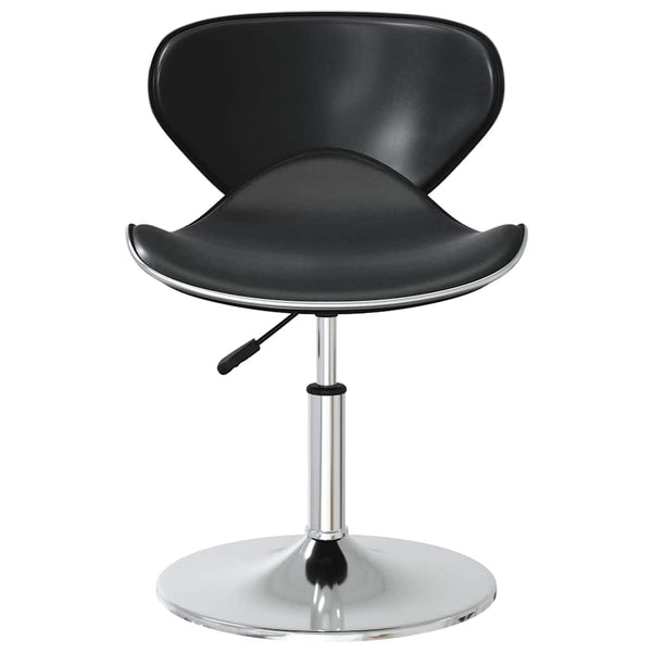 vidaXL Dining Chairs 6 pcs Black Faux Leather