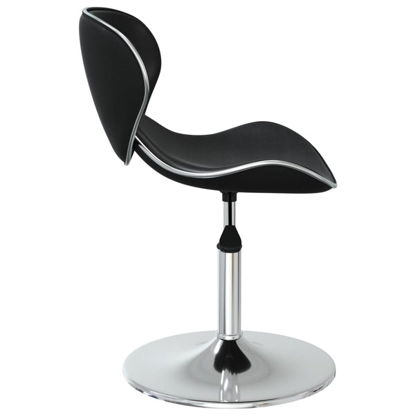 vidaXL Dining Chairs 6 pcs Black Faux Leather