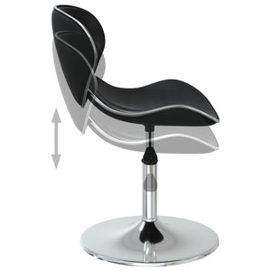 vidaXL Dining Chairs 6 pcs Black Faux Leather