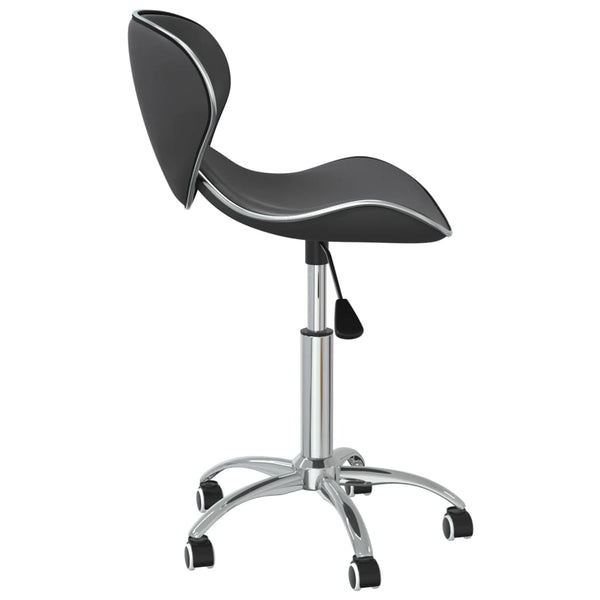 vidaXL Dining Chairs 6 pcs Swivel Grey Faux Leather
