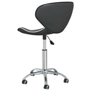 vidaXL Dining Chairs 6 pcs Swivel Grey Faux Leather