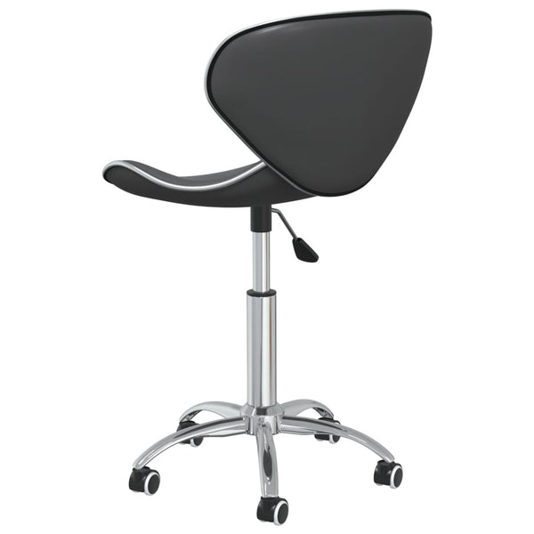 vidaXL Dining Chairs 6 pcs Swivel Grey Faux Leather