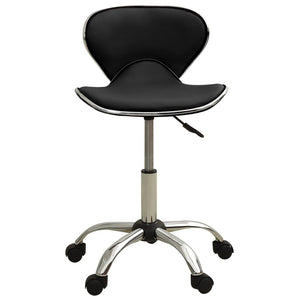 vidaXL Office Chair Black Faux Leather
