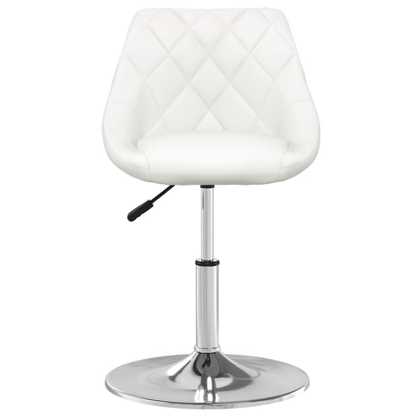vidaXL Dining Chairs 4 pcs. White Faux Leather