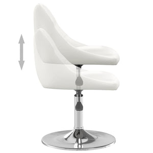 vidaXL Dining Chairs 4 pcs. White Faux Leather