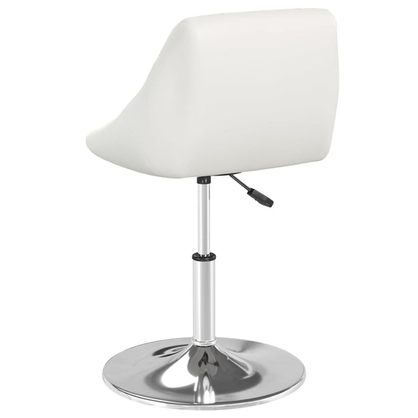 vidaXL Dining Chairs 4 pcs. White Faux Leather