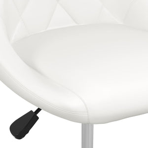 vidaXL Dining Chairs 4 pcs. White Faux Leather
