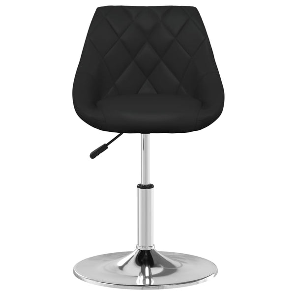 vidaXL Bar Stool Black Faux Leather