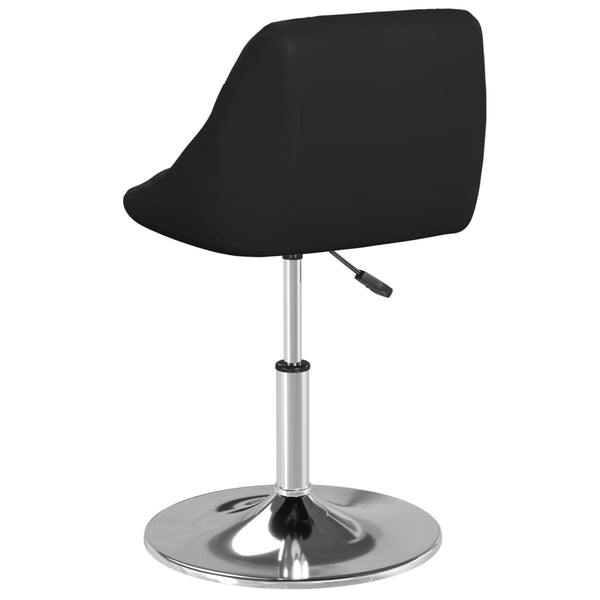 vidaXL Bar Stool Black Faux Leather
