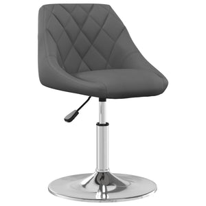 vidaXL Dining Chairs 4 pcs. Swivel Dark Gray Velvet