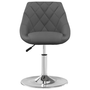 vidaXL Dining Chairs 4 pcs. Swivel Dark Gray Velvet