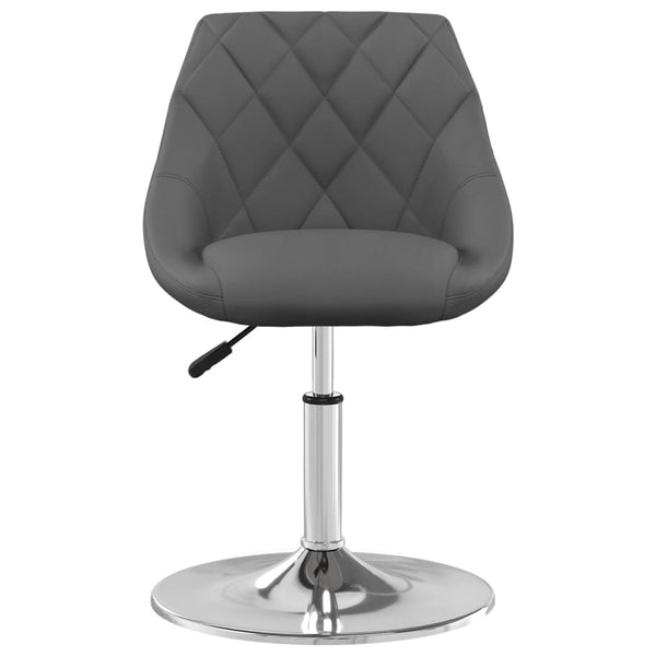 vidaXL Dining Chairs 4 pcs. Swivel Dark Gray Velvet