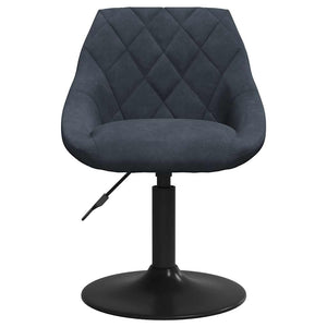 vidaXL Dining Chairs 4 pcs. Swivel Dark Gray Velvet