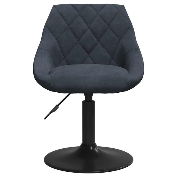 vidaXL Dining Chairs 4 pcs. Swivel Dark Gray Velvet