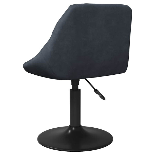 vidaXL Dining Chairs 4 pcs. Swivel Dark Gray Velvet