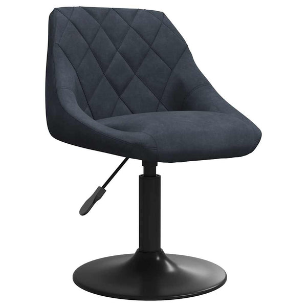 vidaXL Dining Chairs 6 pcs Swivel Dark Grey Velvet