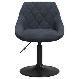 vidaXL Dining Chairs 6 pcs Swivel Dark Grey Velvet