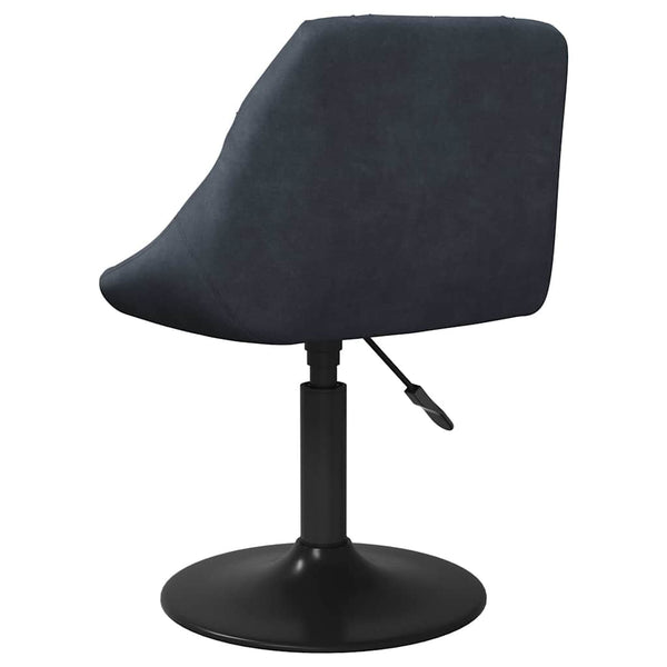 vidaXL Dining Chairs 6 pcs Swivel Dark Grey Velvet