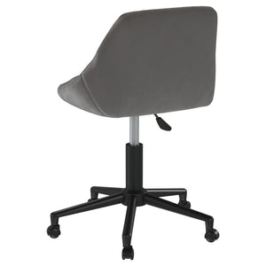 vidaXL Swivel Dining Chair Dark Grey Velvet