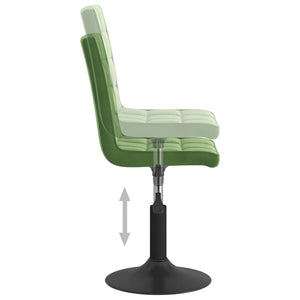 vidaXL Dining Chairs 4 pcs. Swivel Dark Green Velvet
