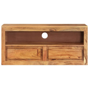vidaXL TV Cabinet 88x30x40 cm Solid Acacia Wood