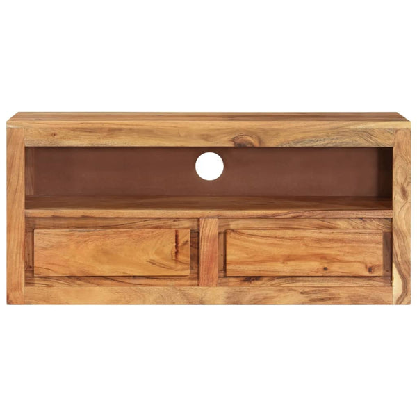 vidaXL TV Cabinet 88x30x40 cm Solid Acacia Wood