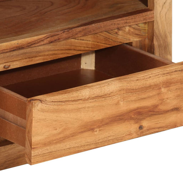 vidaXL TV Cabinet 88x30x40 cm Solid Acacia Wood