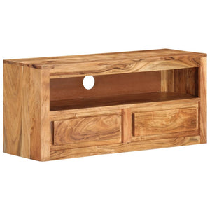 vidaXL TV Cabinet 88x30x40 cm Solid Acacia Wood