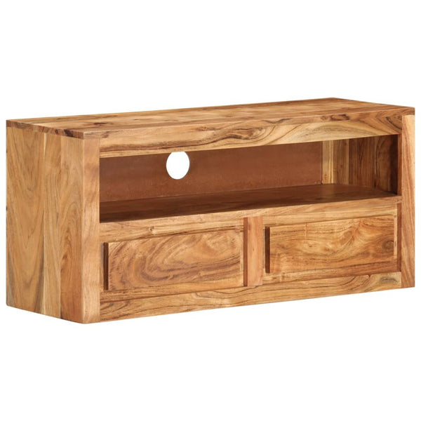 vidaXL TV Cabinet 88x30x40 cm Solid Acacia Wood