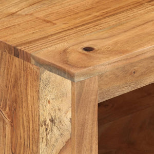 vidaXL TV Cabinet 88x30x40 cm Solid Acacia Wood