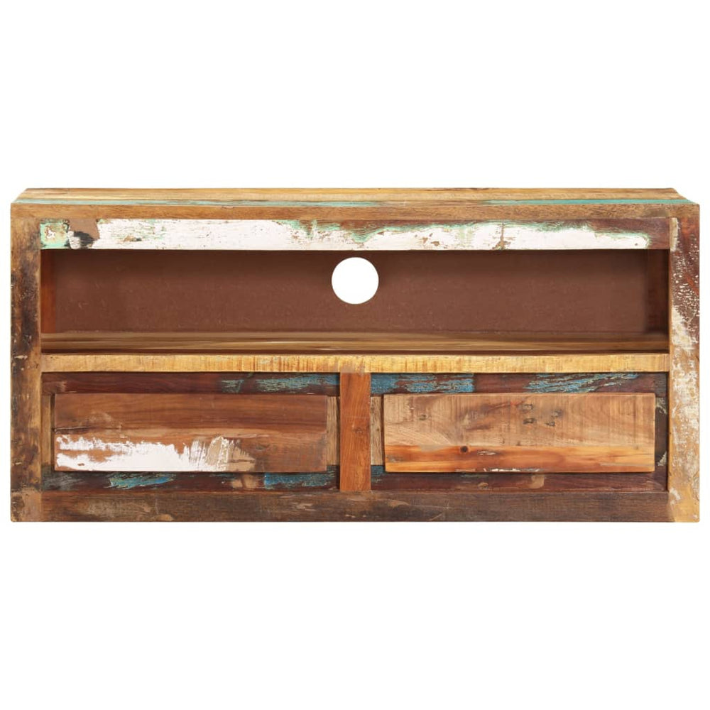 vidaXL TV cabinet 88x30x40 cm solid reclaimed wood