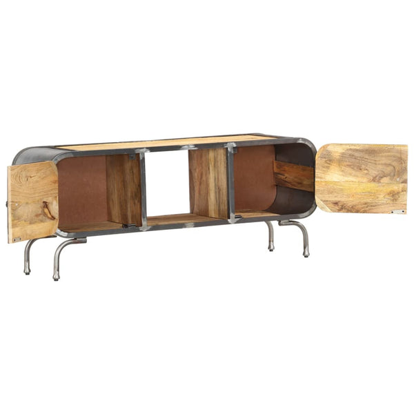 vidaXL TV Cabinet 110x30x42 cm Solid Mango Wood